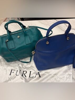 Furla Piper and Paper Moon 2 Way Handbags